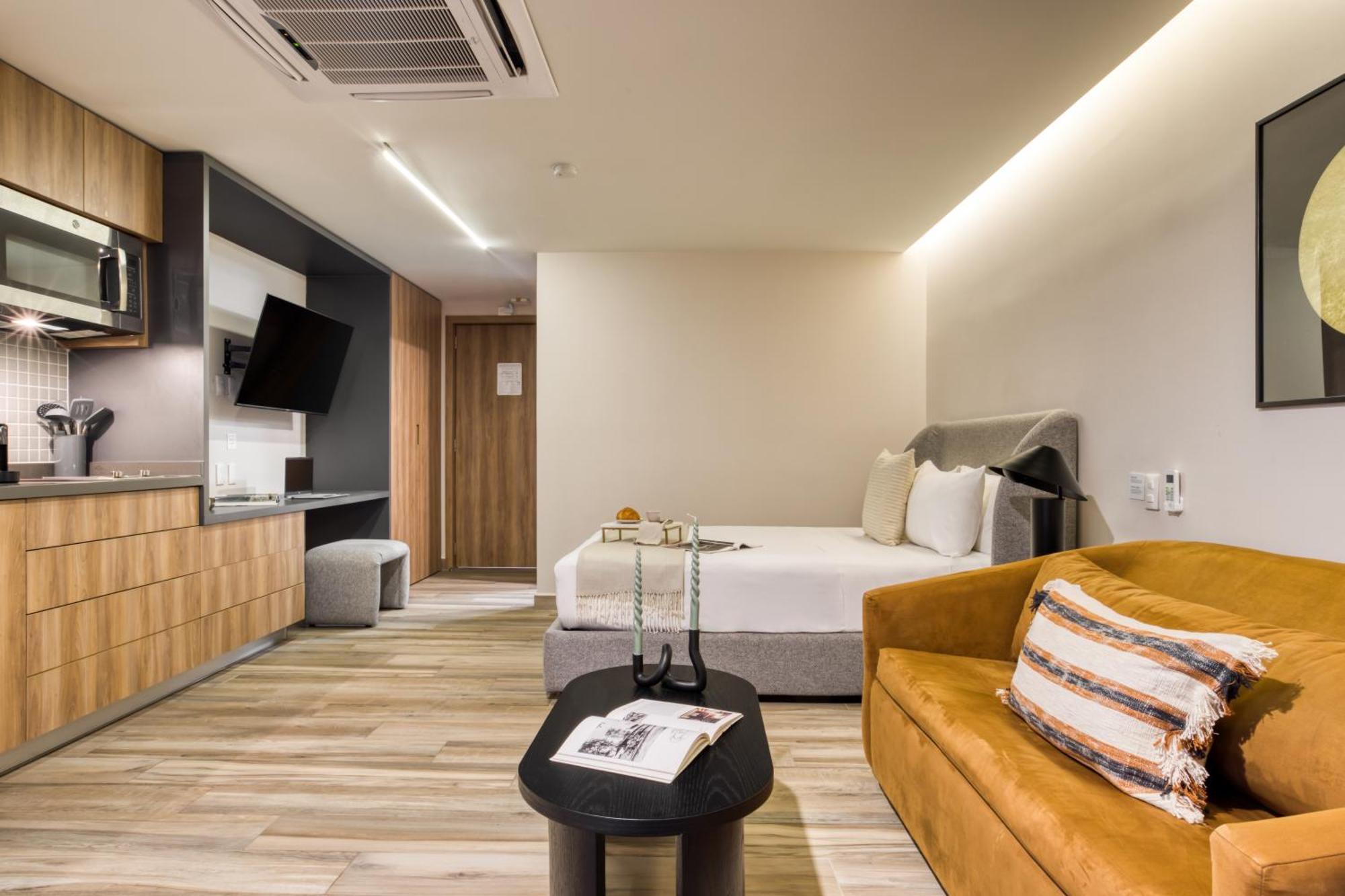 Uliv Cibeles Aparthotel Ciudad de México Cameră foto